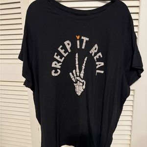 Black Graphic Tee - Creep It Real